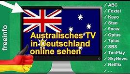 Australisches Fernsehen TV in Deutschland empfangen