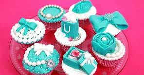 TIFFANY Cupcakes Cake Toppers How To Make by Cakes StepbyStep