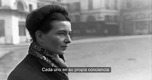Simone de Beauvoir acerca del existencialismo y Dios (entrevista sub.español)