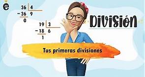 ¿Qué es dividir? ¿cuales son los términos de la división? - División y términos.