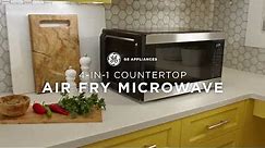 GE Appliances 4-in-1 Countertop Air Fry Microwave