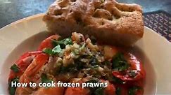 How to properly cook frozen prawns