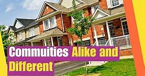 Communities Alike and Different | Learn about urban, suburban and rural communities | Lesson Booste