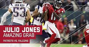 Julio Jones Makes Amazing Catch! | Patriots vs. Falcons | Super Bowl LI Highlights