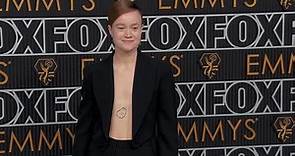 Liv Hewson looks stylish as they arrive to the Emmy Awards 2024
