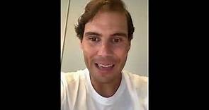 Rafael Nadal Instagram live together with Roger Federer, Andy Murray and Marc López Tarrés