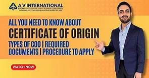 DGFT COO | Certificate of Origin | All You Need To Know