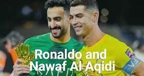 Ronaldo and Nawaf Al Aqidi #football #goat
