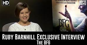 Ruby Barnhill Exclusive Interview - The BFG