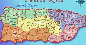 mapa de Puerto Rico [ La Isla de Boricuas ]