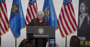 Treasury Secretary Janet Yellen in Milwaukee