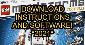 *NEW* How to download Lego Mindstorms NXT 2.0 Building instructions and programming software!