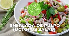 ENSALADA DE PULPO (Octopus Salad) | Delish D'Lites | Puerto Rican Dishes