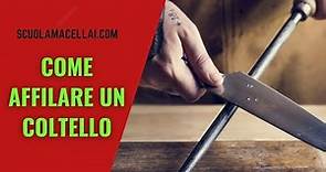 Come affilare un coltello con l'acciaino- Tutorial in Macelleria