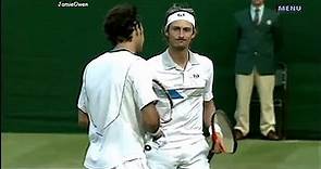 Roger Federer vs Juan Carlos Ferrero 2005 Wimbledon R4 Highlights