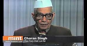 Charan Singh | India's fifth prime minister who was in office for one of the shortest terms