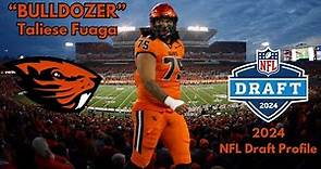 "Taliese Fuaga is a BULLDOZER!" | 2024 NFL Draft Prospect Profile