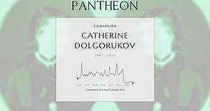 Catherine Dolgorukov Biography - Mistress and morganatic wife of Tsar Alexander II