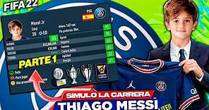 🔥THIAGO MESSI en FIFA 22 Modo Carrera LITE!! Parte 1