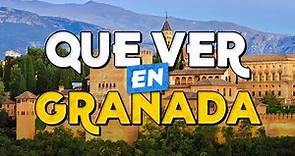 🧳️ TOP 10 Que Ver en Granada ✈️ Guía Turística Que Hacer en Granada