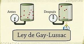 Química: Ley de Gay-Lussac (relación entre la temperatura y la presión )