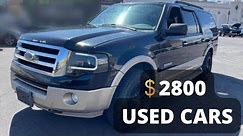 Cheap cars in usa | Under 3000 USD cars in usa | used car for sale in usa