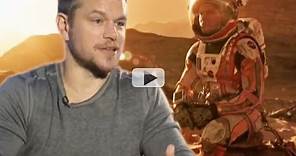 Matt Damon – Making 'The Martian' Was Amazing | Exclusive Interview