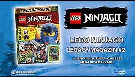LEGO Ninjago Legacy Magazin #2 mit Meister Wu Figur und Lego Ninjago TCG 4 Limited Edition Card