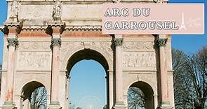 Arc de Triomphe du Carrousel at the Louvre in Paris, France