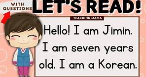 LET'S READ! | READING COMPREHENSION | PRACTICE READING ENGLISH | TEACHING MAMA