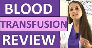 Blood Transfusion Procedure Nursing | Reaction Types, Complications (Hemolytic/Febrile) NCLEX