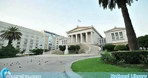 National library in Athens Greece