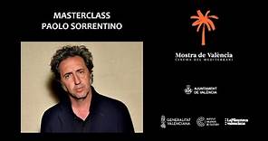 MASTERCLASS PAOLO SORRENTINO | 38ª MOSTRA DE VALÈNCIA - CINEMA DEL MEDITERRANI