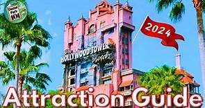 Disney's Hollywood Studios ATTRACTION GUIDE - 2024 - All Rides + Shows - Walt Disney World