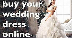 Buying a wedding dress online