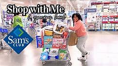 Shop with me at SAM’S CLUB January 2024 | Family of 5 Grocery Shopping Haul