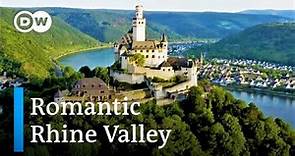 Castles Along the Rhine River: From Bingen to Koblenz | Germany's Upper Middle Rhine Valley by Drone