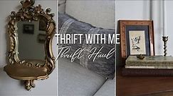 Thrift With Me + Home Decor Thrift Haul | 4 Thrift Store Haul | Relaxing Thrift Vlog