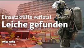 Explosion in Ratingen: Großeinsatz in Hochhaussiedlung | WDR Aktuelle Stunde