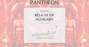 Béla III of Hungary Biography - King of Hungary and Croatia
