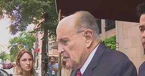 Giuliani arrives to surrender in Georgia election indictment | FOX 5 News