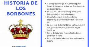 Historia de los BORBONES en España - [resumen   vídeos!]