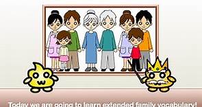 Japanese Family Vocabulary - Grandma, Grandpa, Aunt, Uncle, etc. in Japanese