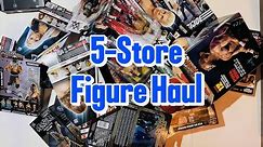 Huge Wrestling Figure Haul 5 stores lots of finds! Check out what I found! #toys