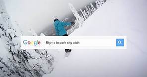 Google Flights: Simplest way to get boarding (Park City)