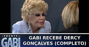De Frente com Gabi - Dercy Gonçalves (21/06/02) | SBT Vídeos