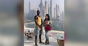 Mamadou Sakho et sa femme, en vacance à Dubail