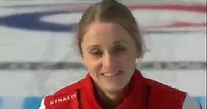 Jocelyn Peterman with shot of the week at mixed doubles curling worlds