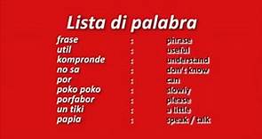 Learn Papiamento - Lesson #9 - Useful phrases