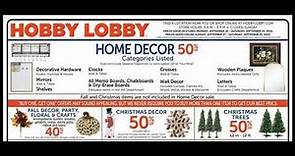Hobby Lobby Weekly Ad September 17 – September 23, 2023